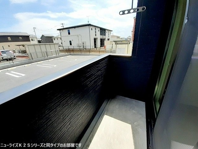 ボヌール花中館　Ⅱのバルコニー