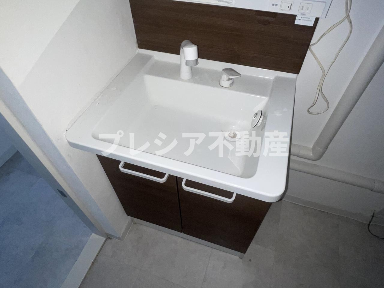 上高丸コーポラスの洗面所