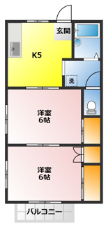【間取り】 | ロイヤルハイツD棟