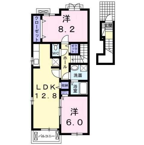 【間取り】 | クレマチス　Ｂ