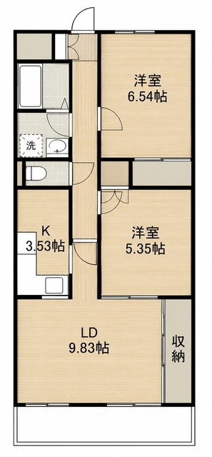 オーブドゥ長山の間取り