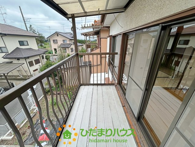 羽生市上岩瀬1期　中古一戸建てのバルコニー