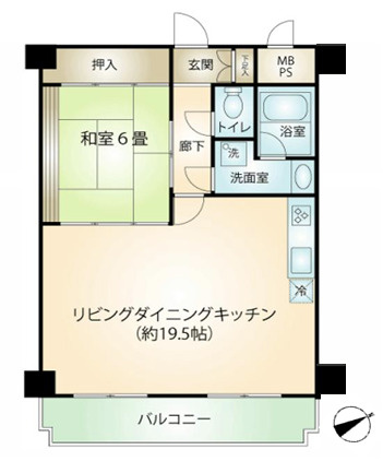 ライオンズマンション熱海の間取り