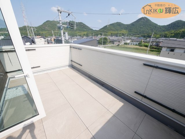 姫路市奥山　中古戸建のバルコニー