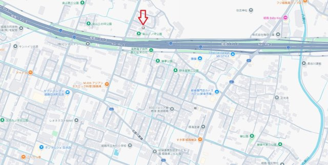 姫路市奥山　中古戸建の地図