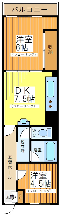羽根木パークハイツの間取り
