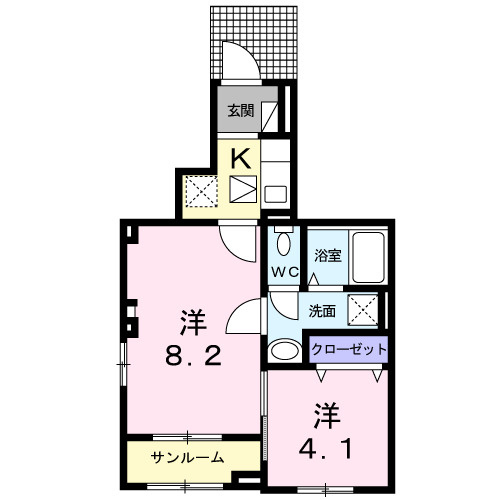 ルフィーネの間取り