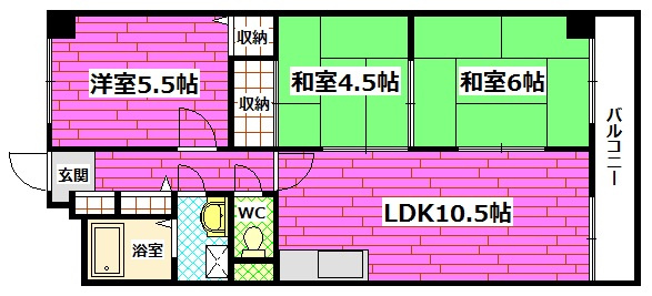 メゾンR２１７の間取り