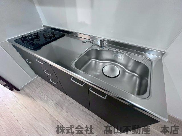 北九州市八幡西区則松２丁目の賃貸マンションのキッチン