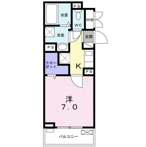 ルミナス　カニヤの間取り