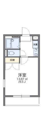 レオパレスアトリオの間取り