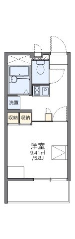 レオパレス南の風の間取り|代表的な間取のため実際の間取とは異なる場合があります