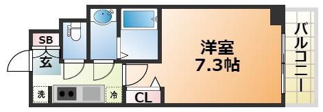 プレサンスTHE神戸の間取り