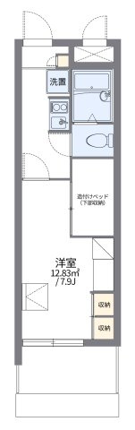 レオパレス国泰寺の間取り