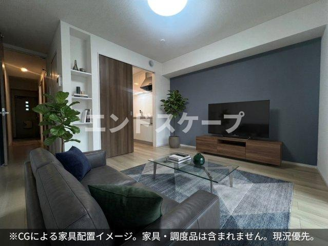 サン・フィオーレ　Ⅲの居間・リビング|高崎、前橋のお部屋探しはエンドスケープまで！お客様の理想お聞かせ下さい♪