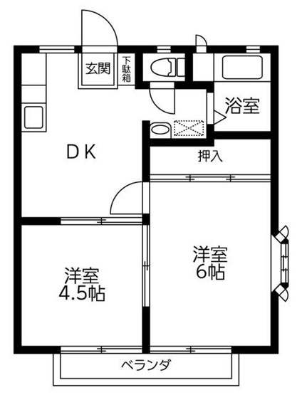 【間取り】 | コーポアイリス
