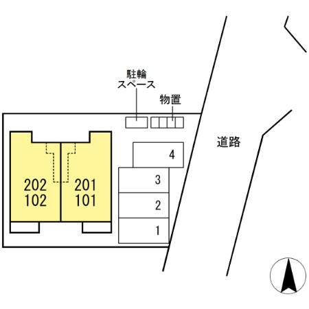セジュールリュンヌの区画図