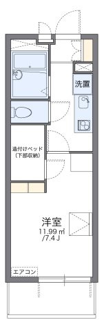レオパレス山王の間取り
