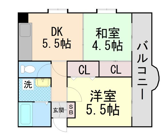 ビエント六甲の間取り