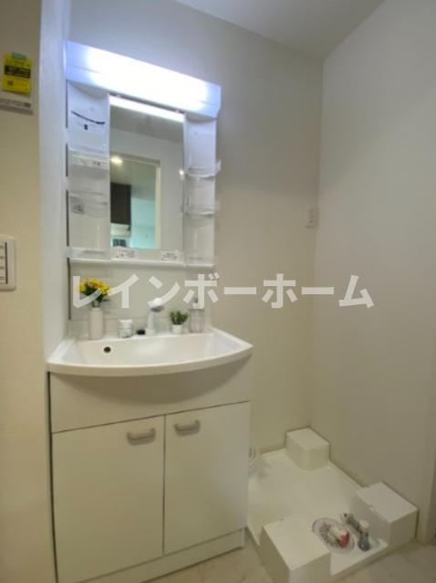 KEIAI RESIDENCE 北戸田Ⅱの独立洗面台|※同施工物件参照