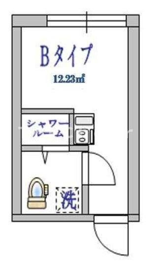 グリシュアーヴ　旭町の間取り