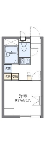 レオパレス源藤Ⅲの間取り