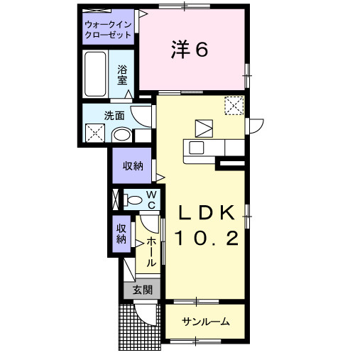 レジーナ・１０の間取り