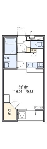 レオパレス我孫子の間取り