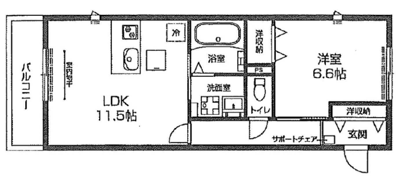 エルメゾンボスコの間取り