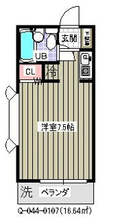 【間取り】 | ローズアパートQ44