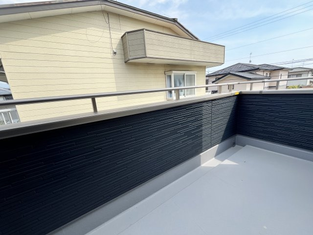 福岡市東区三苫2丁目第二　1号棟のバルコニー