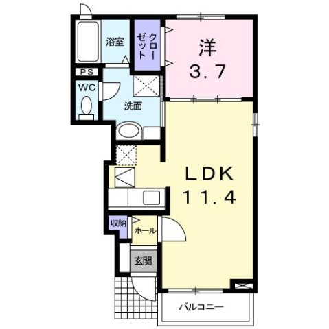 イリーデトウールの間取り