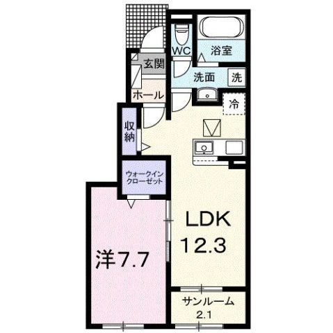 ヴィラ　ノーチェの間取り
