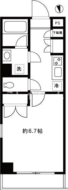 ミテッツァ大森Ⅱの間取り