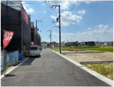 【前面道路含む現地写真】 | グラファーレ田原本町阪手4期全4区画1号地【建築条件付】【更地】