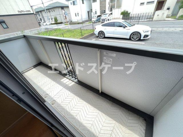 ニューポワールAのバルコニー|高崎、前橋エリアのお部屋探しはエンドスケープまで！お客様の理想お聞かせ下さい♪