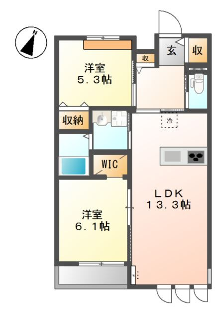 リッシュモントの間取り