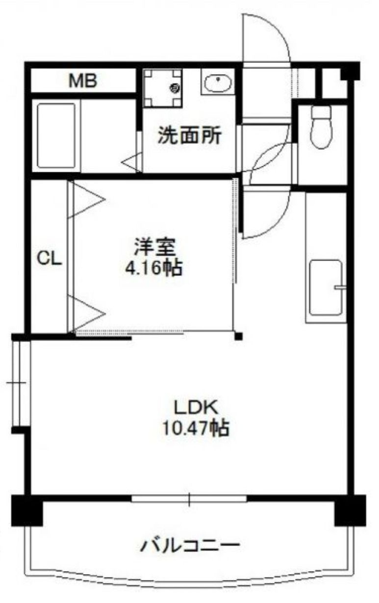グランディールTUBASAの間取り