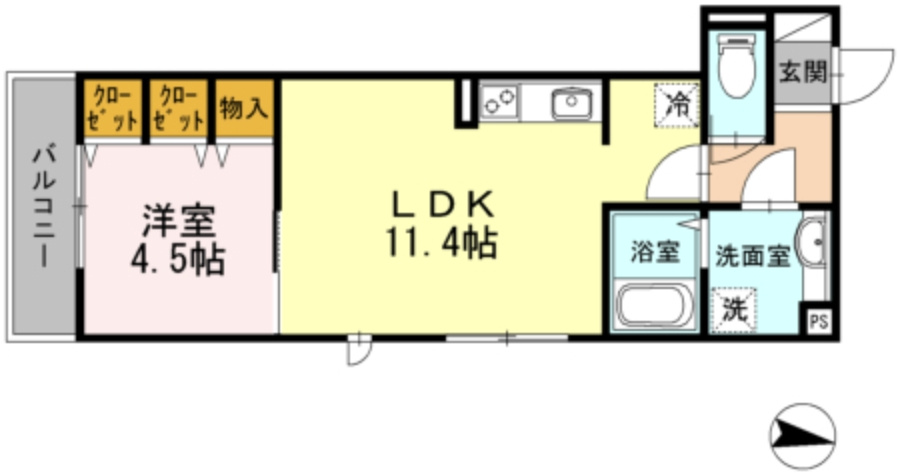 ソレイユルヴァンの間取り