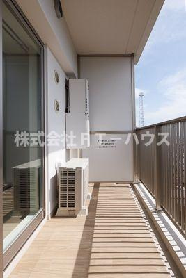 パークアクシス市川のバルコニー