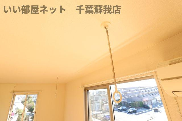 ジェンティーレ ヤマザキの洋室|室内物干