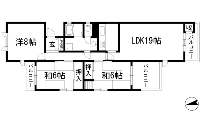 【間取り】 | ライブタウン仁川