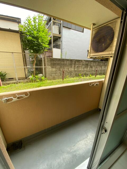 マリオン新小岩のバルコニー