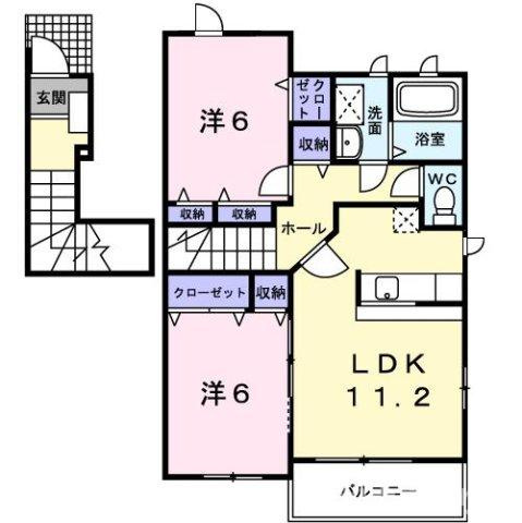 【間取り】 | シャルマン・ドミール　Ⅰ