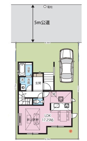 【仲介手数料無料】川越市霞が関北１５期の区画図