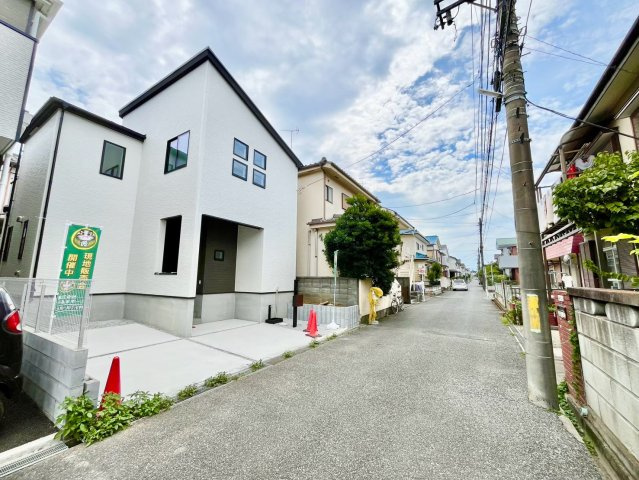【仲介手数料無料】川越市霞が関北１５期の前面道路含む現地写真|前面道路含む現地写真です
