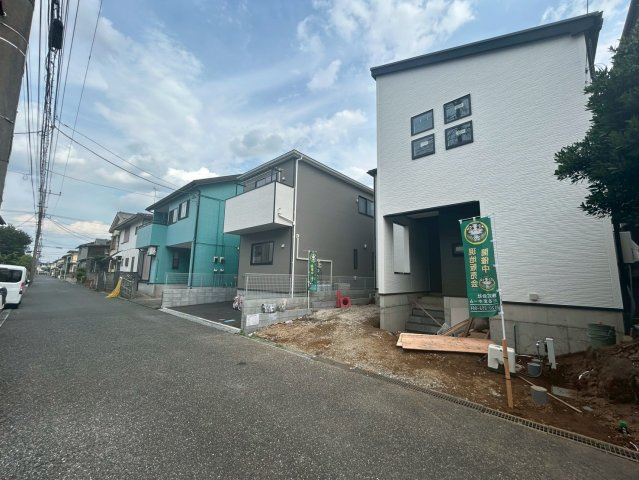【仲介手数料無料】川越市霞が関北１５期の前面道路含む現地写真|前面道路含む現地写真です
