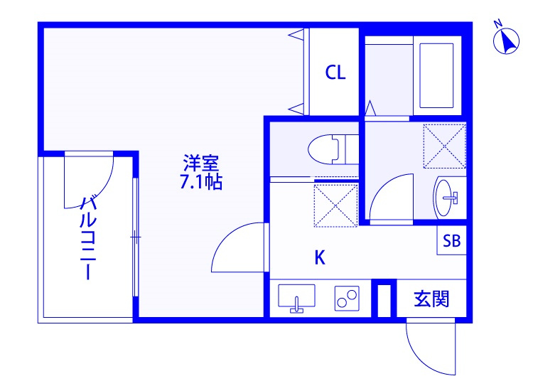 グランプルーヴ東大宮の間取り