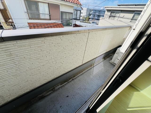 クレール平和台のバルコニー