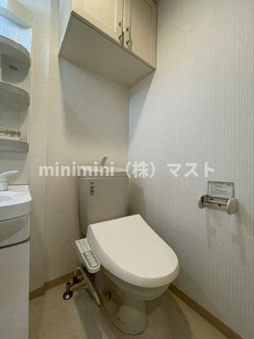 大阪市大正区三軒家東１丁目の賃貸マンションのトイレ